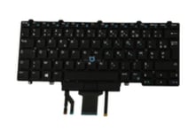 Dell W93f7, Tastatur, Fransk, Bakgrunnsbelyst Tastatur, Dell, Latitude E5450, E7450