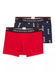 Polo Ralph Lauren Stretch Cotton Trunks, Pack of 2, Multi