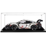 LODIY Acrylic Display Case for Lego 42096 Technic Porsche 911 RSR - Dustproof Display Case (NOT Included Lego Model) (2mm)