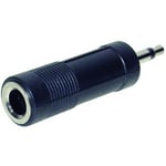 Tru Components - Adaptateur jack Jack mâle 3.5 mm - Jack femelle 6.35 mm mono Nombre de pôles:2 1 pc(s) S306901