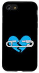 Coque pour iPhone SE (2020) / 7 / 8 Bleu Healing In Progress - Graphique couleur bleue