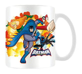 DC Comics Batman Mg23422 8 X 11.5 X 9.5 cm "The Bold And The Brave Explosion" Ceramic Mug, Multi-Colour