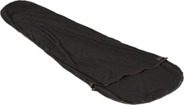 Eurohike Deluxe Fleece Mummy Sleeping Bag Liner with Drawcord Hood, Mummy Bag