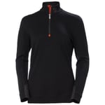 Helly Hansen Workwear Lifa Merino 75210_990 Aluspaita musta, naisten Koko XXL