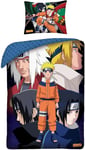 Naruto Set Lit Kakashi Sasuke Housse de Couette 140x200cm Coton Original