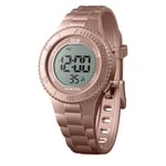 Ice-Watch - ICE Digit Nude Metallic - Montre rose pour fille avec bracelet en Plastique - 021621 (Small)