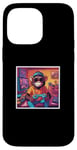 iPhone 14 Pro Max Fun Kid Monkey Playing Video Games Gamer Art Gift Graphic Case