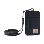 Carhartt Nylon duck ID holder and lanyard - Black - OS