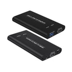 Boîtier d'enregistrement et diffusion en direct,carte d'acquisition vidéo,USB 3.0,HDMI,4K,60Hz,Dongle,entrée micro - Type 5 ports