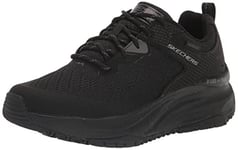 Skechers 237336 BBK, Basket Homme, Black Mesh/Synthetic/Black Trim, 42 EU