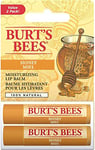 Burt's Bees Pack multiple de baumes à lèvres, baumes à lèvres à lèvres au miel et à la cire d'abeille, pack Duo Value, 2 x 4,25 g