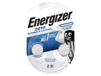 Batteri Energizer® Ultimate Lithium, Cr2016, 3 V, Pakke A 2 Stk.