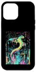 Coque pour iPhone 12 Pro Max Cyberpunk Dragon Design Fantasy Art et Sci-Fi Fans Unique