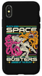 iPhone X/XS Space Busters Retro Video Game 80s Sci-Fi Vintage Comic Art Case