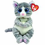 TY Toys Beanie Babies Cat Mitzi - 15 CM, Gray,2009121