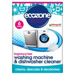 Ecozone Washing Machine & Dishwasher Cleaner - 6 Tablets