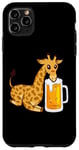 Coque pour iPhone 11 Pro Max Girafe Bière amusante Amoureux de girafe – Girafe drôle