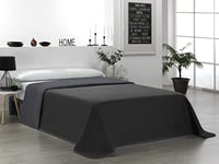 Martina Home Reversible Bedspread Charcoal Black Bed 150