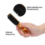 Beard Grooming Brush Men's Plastic Hair Beard Brush Fiber Hair Beard Brush