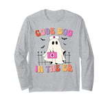 Code Boo In The Er Nurse Halloween Boo Long Sleeve T-Shirt