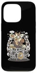 Coque pour iPhone 13 Pro batteur de girafe drôle