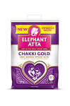 Elephant Atta Chakki Gold 10kg Chapatti Flour | Atta | Premium Flour | Naan Flour | Roti Flour | Chakki Atta | Chakki Flour | Chaki | Plain Flour | Bulk Flour | (10kg)