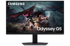 Samsung Odyssey G5 G50D platta pc-skärmar 68,6 cm (27") 2560 x 1440 pixlar Quad HD LED Svart