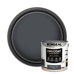 Ronseal One Coat Everywhere Washable Tough Matt Paint 2.5L - Charcoal Grey