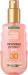 Garnier Ambre Solaire Invisible Protect Glow Transparent Sun Cream Spray SPF30