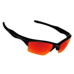 Hawkry SaltWater Proof Fire Red Replacement Lenses for-Oakley Half Jacket 2.0 XL