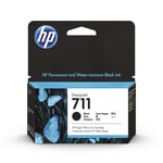 HP 711 CZ129A Black 38-ml Genuine Ink Cartridge with Original Ink DesignJet T120