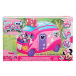 Minnie Mouse Coffret Camping-Car de Prestige Disney Junior avec 13 Accessoires, Jouets pour Enfants de 3 Ans et Plus, exclusivité Amazon par Just Play, 88197, Multicolore, 25.4