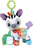 VTech Baby On-the-Go Soft Zebra, Sensory Toy with Colours, Lights, Music & Sounds, for Boys & Girls from 3, 6, 12, 24 + months, English Version