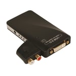 Carte graphique externe USB 2.0 / DVI avec adaptateurs HDMI / HD15 et audio RCA