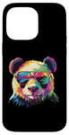 Coque pour iPhone 14 Pro Max Panda Bear Lover Lunettes de soleil Pop Art Funny Panda Bear