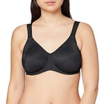 Triumph Womens Lovely W X Minimizer Bra, Black, 34E UK