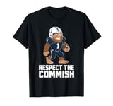 Fantasy Football Bigfoot Respect Commish Champion Commisison T-Shirt