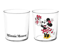 Home Mickey et Minnie Xmas 7312635 Lot de 12 verres en verre 350 cc Noël