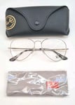 Ray-Ban Glasses Frames RB6489 Eyewear Aviator Silver 55 X 14.