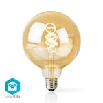 SmartLife LED vintage lampa | Wi-Fi | E27 | 350 lm | 5.5 W | Kall Vit / Varm Vit | 1800 - 6500 K | Glas | Android / IOS | G125