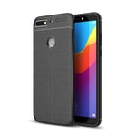 huawei Huawei Nova 2 Lite Leather Texture Case Black