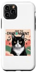 iPhone 11 Pro Help Save the Environment: Eat Plastic – A Cute Cat Meme Case