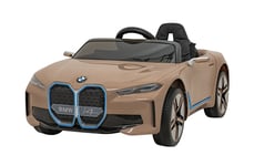 BMW I4 yksipaikkainen sähköauto, kultainen