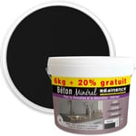 Béton minéral Résinence noir intense 6kg + 20% gratuit