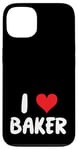 iPhone 13 I Love Baker - Heart Case