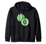 Really Like Amla Fruit Indian Gooseberry Zip Hoodie