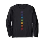 7 Chakras Namaste Kundalini Yoga gift, for men and women Long Sleeve T-Shirt