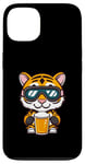 Coque pour iPhone 13 Ski Tiger avec bière | Apres Ski Comic