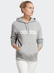 Adidas Sportswear Womens Linear Full Zip Hoodie - Grey