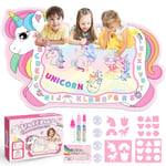 Licorne Fille 1 2 3 Ans, Jouet 1 2 3 Ans Fille Licorne Tapis Dessin Eau Bebe 1 2 Ans Cadeau Fille Jouet Enfant 1 an Jeux Educatif Enfant 1-3 Ans Garcon Noël Cadeau 39.37x 55.11 Pouce